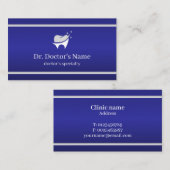 Modern Blue Dental Professional  名刺 (正面/裏面)