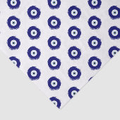 Modern Blue Evil Eye Good luck & Protection Symbol 薄葉紙 (詳細)