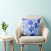 Modern Blue Flower Cushion Cover for Living Room  クッション (椅子)