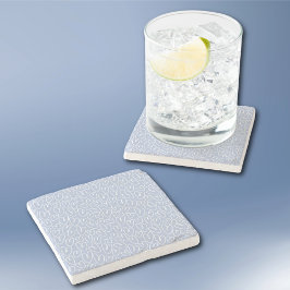 Modern Blue Heart ストーンコースター