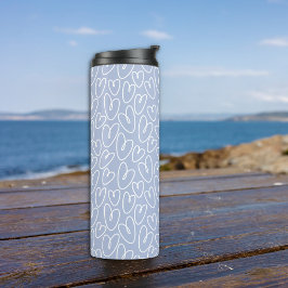 Modern Blue Heart タンブラー