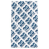 Modern Blue SENIOR Graduation スモールペーパーバッグ (正面)