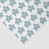 Modern Blue Star Sketch Pattern 薄葉紙 (詳細)