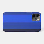 Modern Blue Striped Simple Chic Design Case-Mate iPhoneケース (裏面(横))