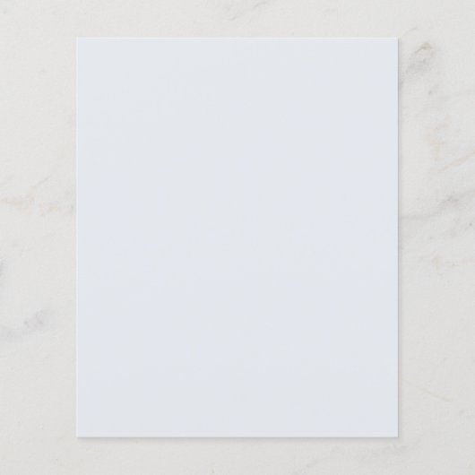 Modern Blue Stripes Elegant Budget Wedding Invite チラシ (裏面)