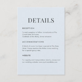 Modern Blue Terrazzo & Emerald エンクロージャーカード