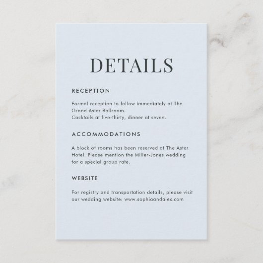 Modern Blue Terrazzo & Emerald エンクロージャーカード (正面)