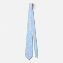 Modern Blue White Polka Dots Groom Gift   ネクタイ