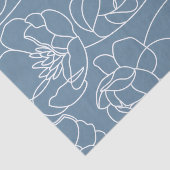 Modern Blue Wildflower  薄葉紙 (詳細)