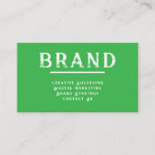 Modern Blue  with QR Code | Professional Company  名刺 (正面)