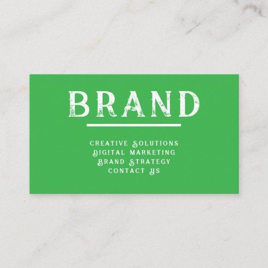 Modern Blue  with QR Code | Professional Company  名刺 (正面)