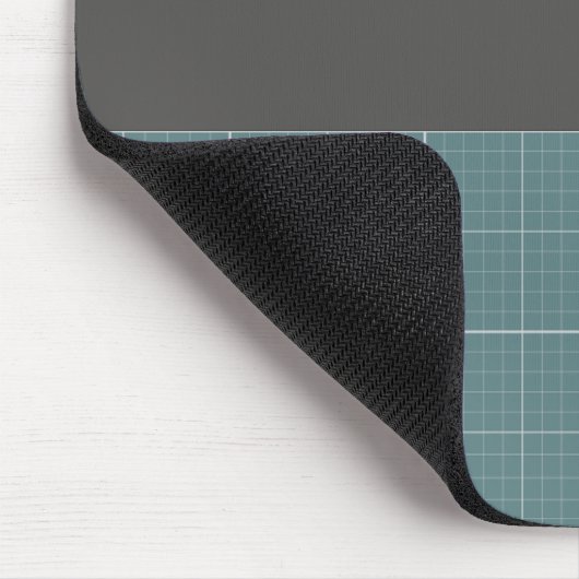 Modern Blueprint Geometric Grid Mousepad MP01 マウスパッド (コーナー)