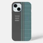 Modern Blueprint Grid iPhone Case IPC01 Case-Mate iPhoneケース (裏面)
