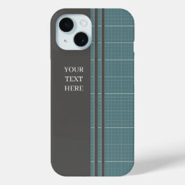 Modern Blueprint Grid iPhone Case IPC01 iPhone 15ケース