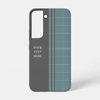 Modern Blueprint Grid Phone Case PC01 Samsung Galaxy S22ケース