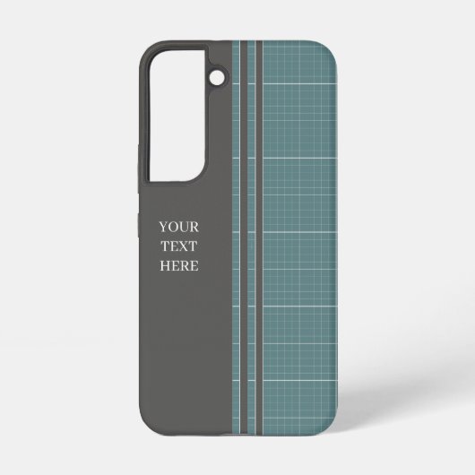 Modern Blueprint Grid Phone Case PC01 Samsung Galaxyケース (裏面)