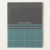 Modern Blueprint Grid Planner PR01 プランナー手帳 (裏面)