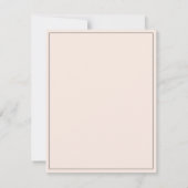 Modern Blush Pink Professional  サンキューカード (裏面)