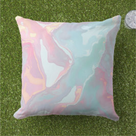 Modern Blush Pink Soft Mint Gold Luxury Collection アウトドアクッション
