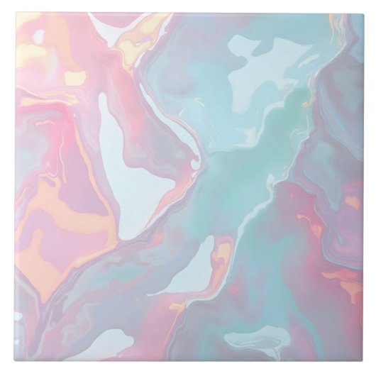 Modern Blush Pink Soft Mint Gold Luxury Collection タイル (正面)