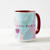 Modern Blush Pink Soft Mint Gold Luxury Collection マグカップ (正面右)