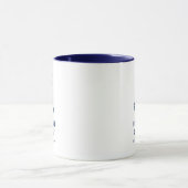 Modern Boat Anchor Beach Wedding Favor マグカップ (中央)