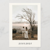 Modern Bohemian Desert Romance| ウェディング招待状 招待状 (正面)