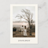 Modern Bohemian Desert Romance| Wedding Invitation 招待状 (正面)