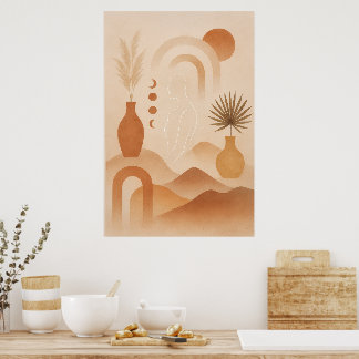 Modern Bohemian Wall Art ポスター