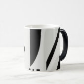 Modern Boho Abstract Sage モーフィングマグカップ (正面右)