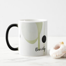 Modern Boho Abstract Sage モーフィングマグカップ