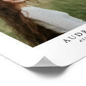 Modern Boho Arch Photo Graduation Party ポスター (角)