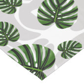 Modern Boho Botanical Leaves Pattern ショートテーブルランナー (コーナー)