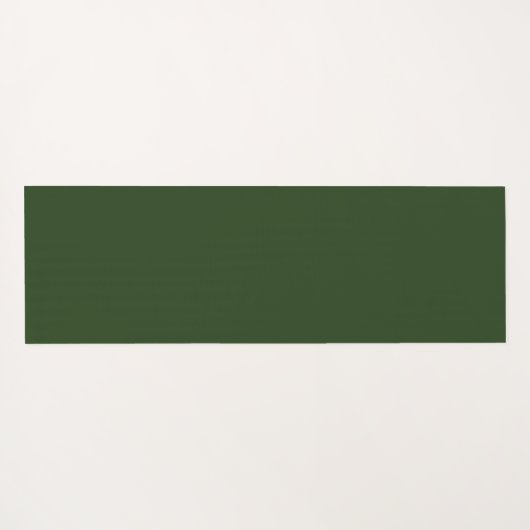 Modern Boho Botanical Leaves Pattern ヨガマット (裏面(横))