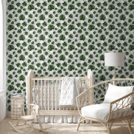 Modern Boho Botanical Leaves Pattern 壁紙