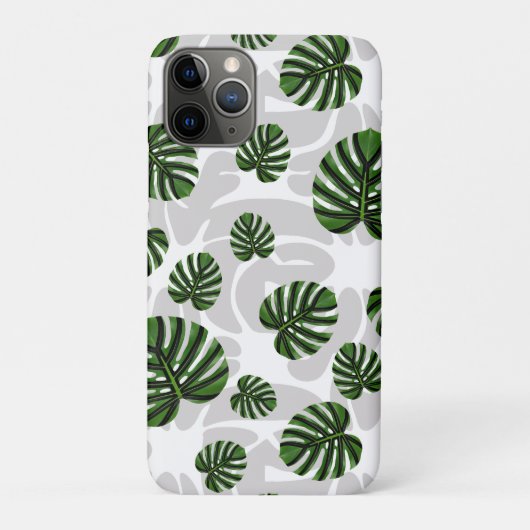 Modern Boho Botanical Leaves Pattern Case-Mate iPhoneケース (裏)