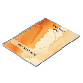 Modern Boho Crescent ノートブック (左側)