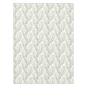 Modern Boho Floral Pattern Sage Cream テーブルクロス (正面)