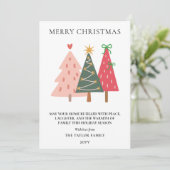 Modern Boho Hand Drawn Whimsical シーズンカード (スタンド正面)