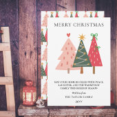 Modern Boho Hand Drawn Whimsical シーズンカード