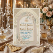 Modern Boho Islamic Nikkah Ceremony 招待状