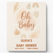 Modern Boho Oh Baby Baby Shower