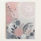 Modern Boho Pink Grey  プランナー手帳 (正面)