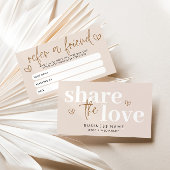 Modern Boho Refer A Friend Discount Coupon Card 紹介カード