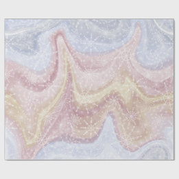 Modern Boho Snowflake Holiday Wrapping Paper ラッピングペーパー