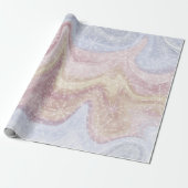 Modern Boho Snowflake Holiday Wrapping Paper ラッピングペーパー (アンロールド)