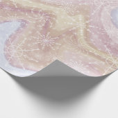 Modern Boho Snowflake Holiday Wrapping Paper ラッピングペーパー (角)