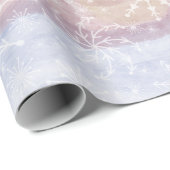 Modern Boho Snowflake Holiday Wrapping Paper ラッピングペーパー (ロールコーナー)