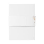 Modern Boho Terracotta & Burgundy Floral Wedding 招待状ベリーバンド (裏面例)