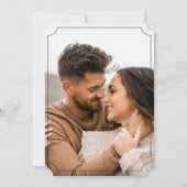 Modern boho Wedding Invitation 招待状 (裏面)